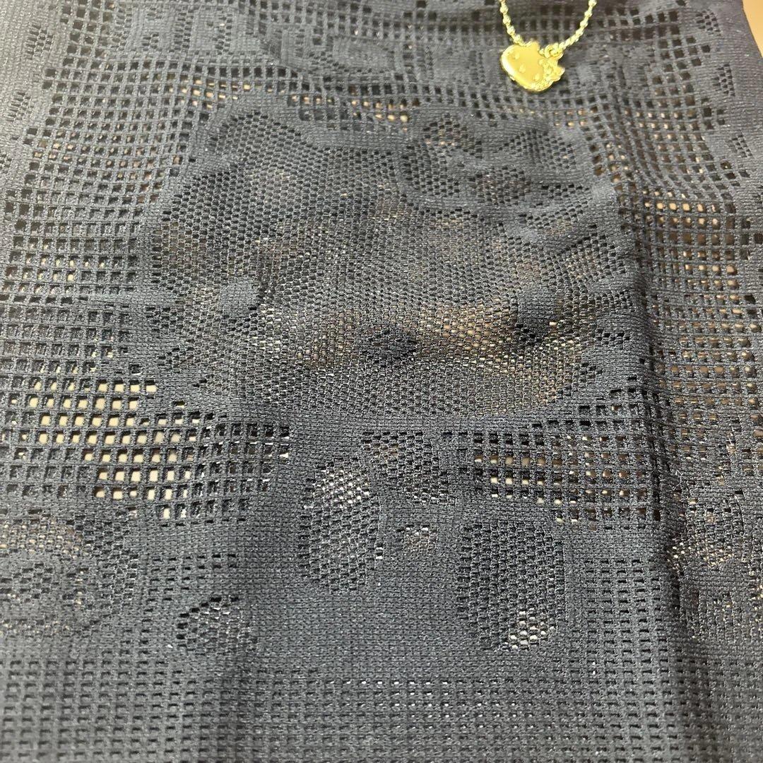 近沢レース ハローキティ メッシュエコバッグ 黒 - メルカリ