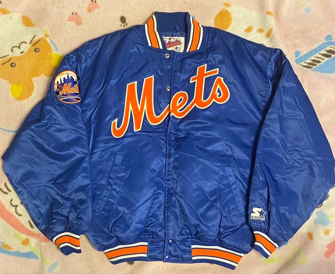 New York Mets スタジャン STARTER STARTER（スターター） 古着 90年代 MLB ニューヨークメッツ ナイロン