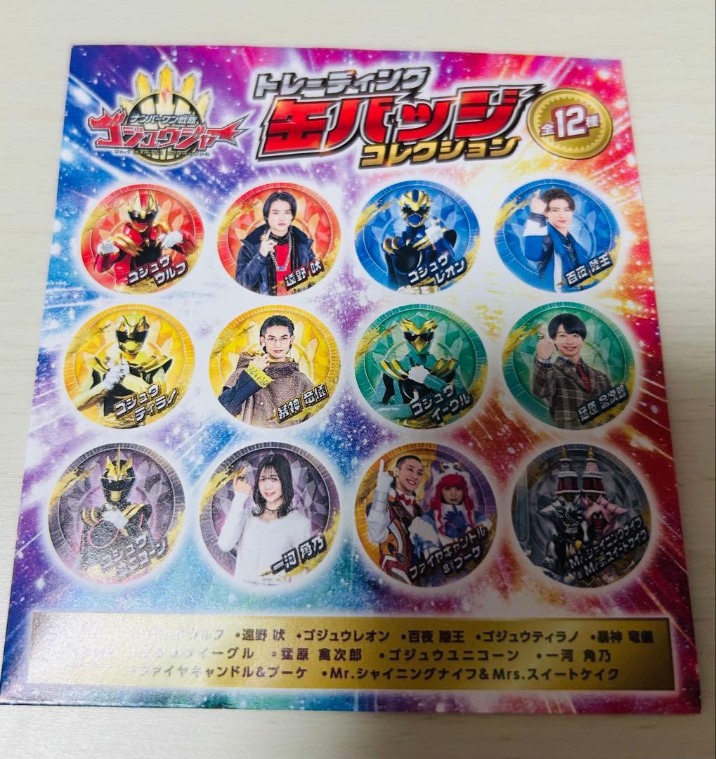 ナンバーワン戦隊ゴジュウジャー ゴジュウティラノ 暴神竜儀 缶バッジ