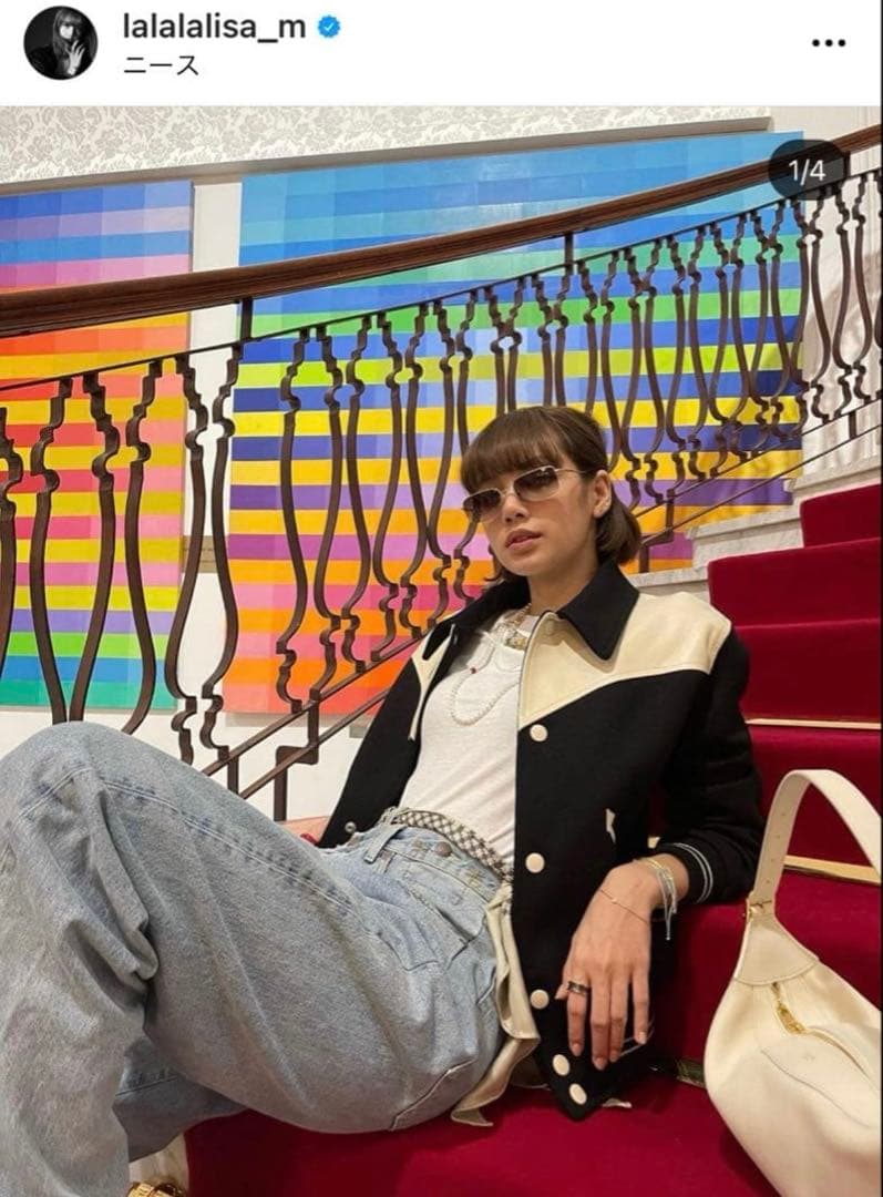 Lisa着用Celine 19aw テディジャケット スタジャン CELINE（セリーヌ） セリーヌバイエディスリマン 19AW テディ