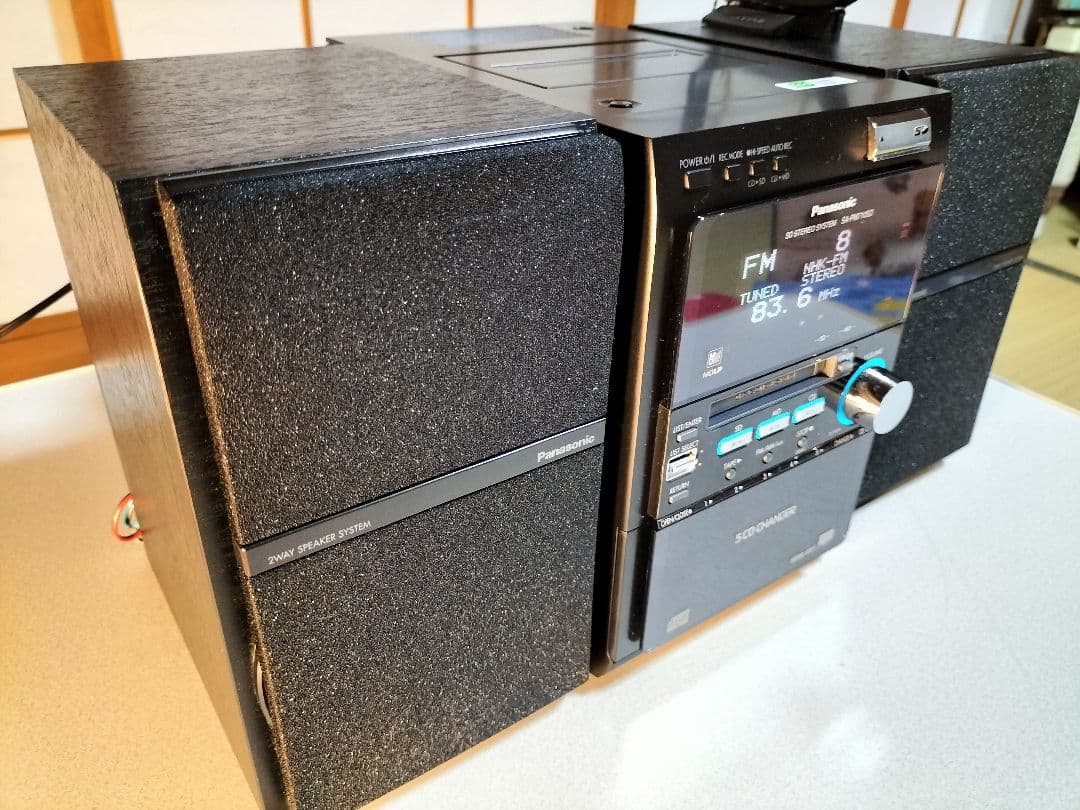 panasonicミニコンポSA-PM710SD リモコン取扱い説明書付き - メルカリ