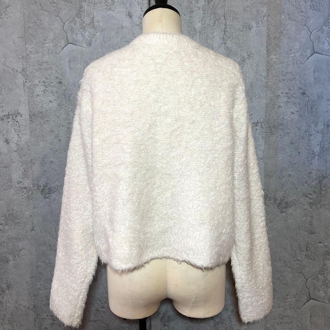 Ballsey アクリルアルパカファーショートカーディガン - メルカリ