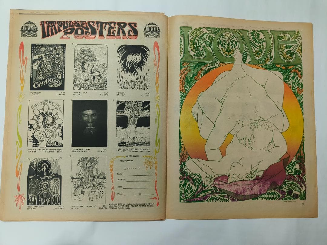 oracle オラクル1967年 ヒッピー サイケ アングラ 新聞紙 - メルカリ