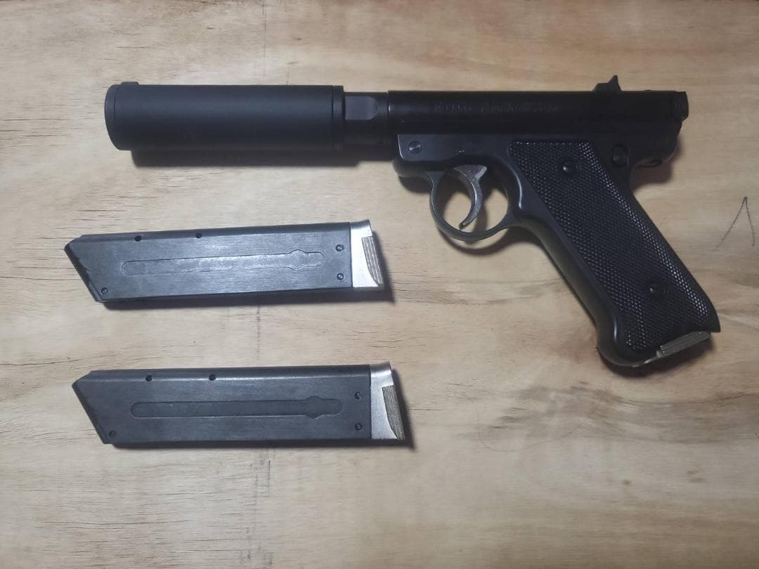 映画 暗殺者 仕様 ルガー Mk1カスタムサプレッサースタームルガーサイレンサー Yahoo!オークション - 映画 暗殺者 仕様 ルガー Mk1 カスタム サプレッ