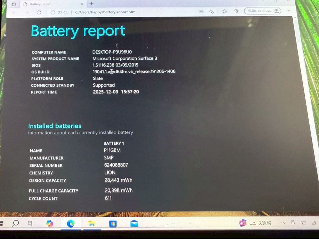 【nr/7.10/15】Microsoft Surface 3 ノートパソコン