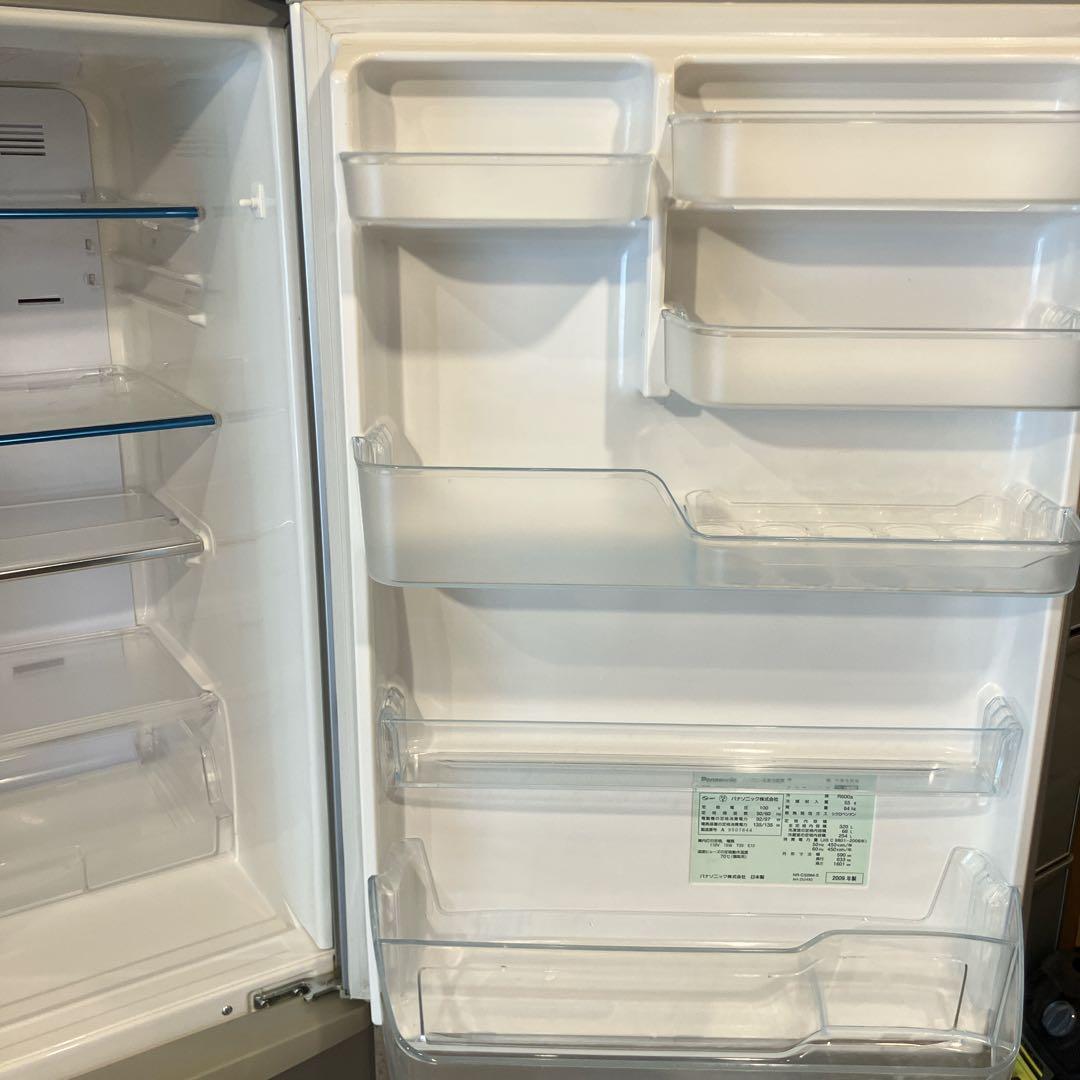 パナソニック 2009年製 320L大型冷蔵庫 NR-C328M-S