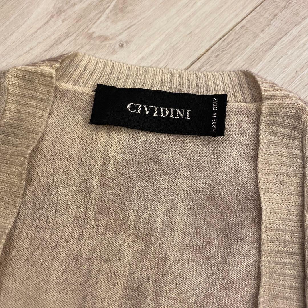 イタリア製 CIVIDINI チヴィディーニ シルクカシミヤカーディガン三崎