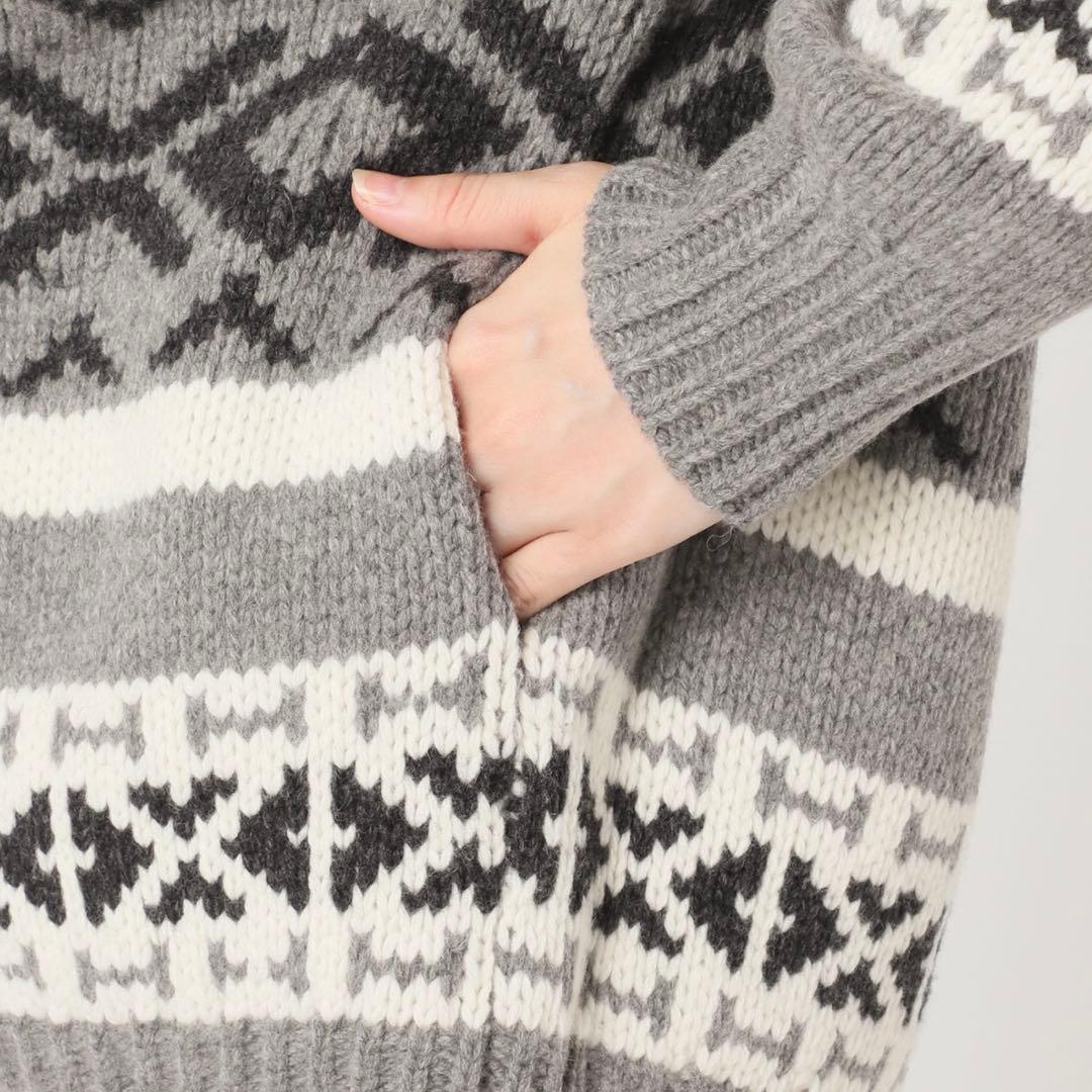 《超美品》FRAMeWORK Spick &Span ジャガードカーディガン