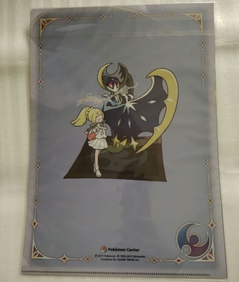 ポケモン@ リーリエ & ルナアーラ 落下 クリアファイル