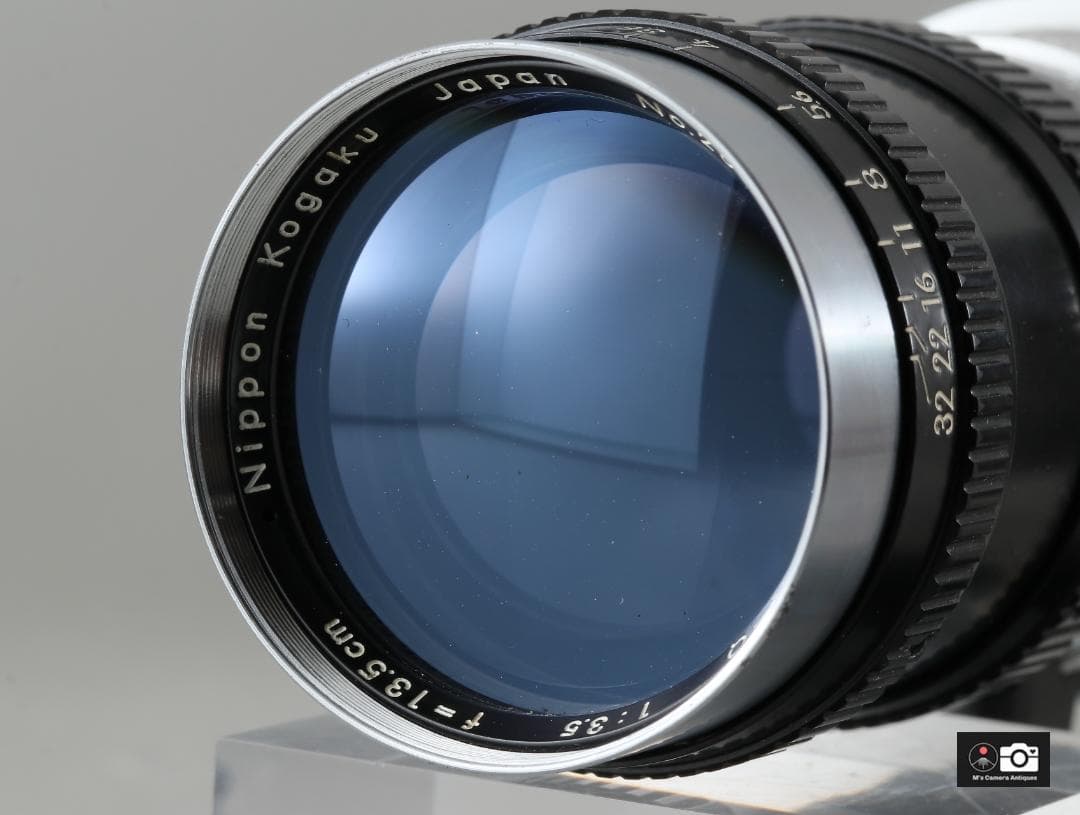 良品Nikkor-Q 13.5ｃm F/3.5 Nikon Sマウントレンズ