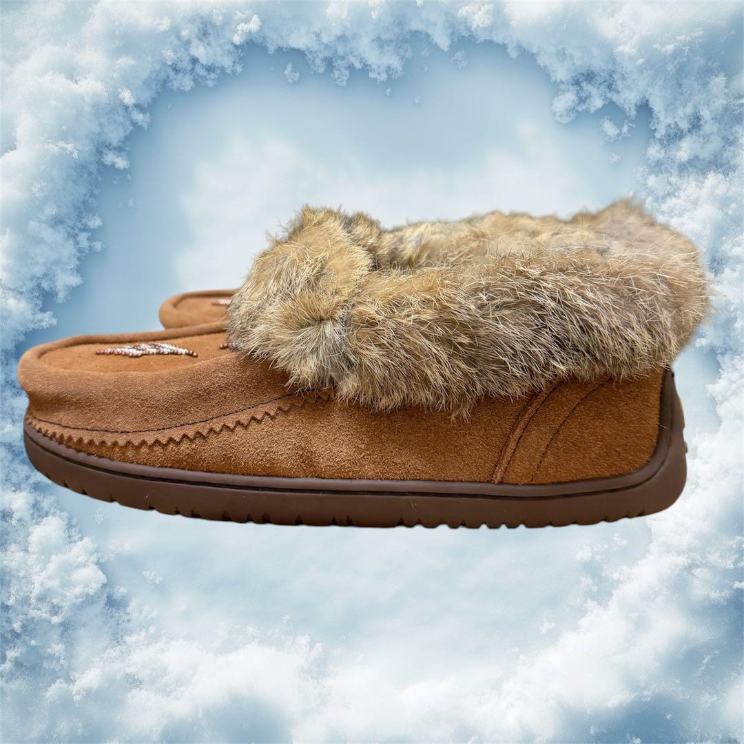 【新品】MANITOBAH 24cmマニトバ モカシン ブラウン 23.5cm