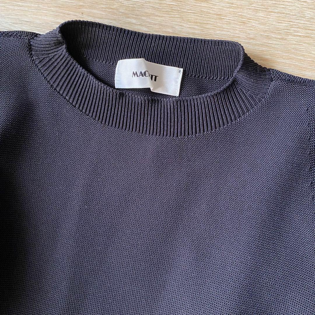 ほぼ新品 machatt マチャット ホールガーメントフォルムニット