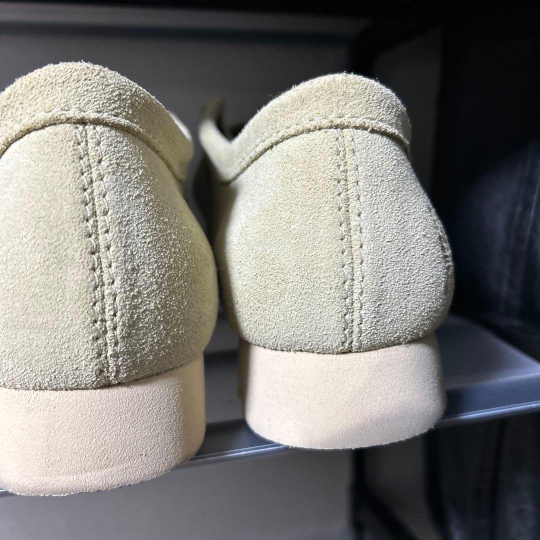 クラークスNeedlesコラボ ワラビー ベージュ UK7.5 25.5cm