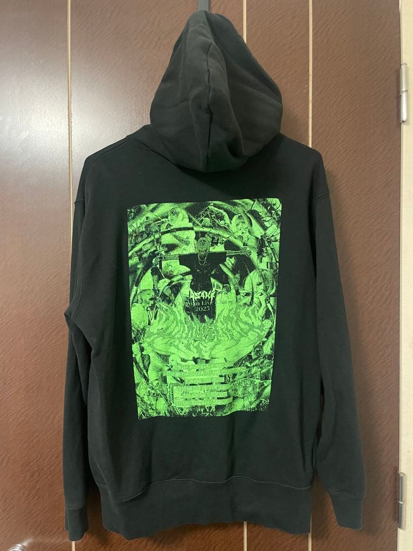 4s4ki 4444年 C4” Full-zip parka black