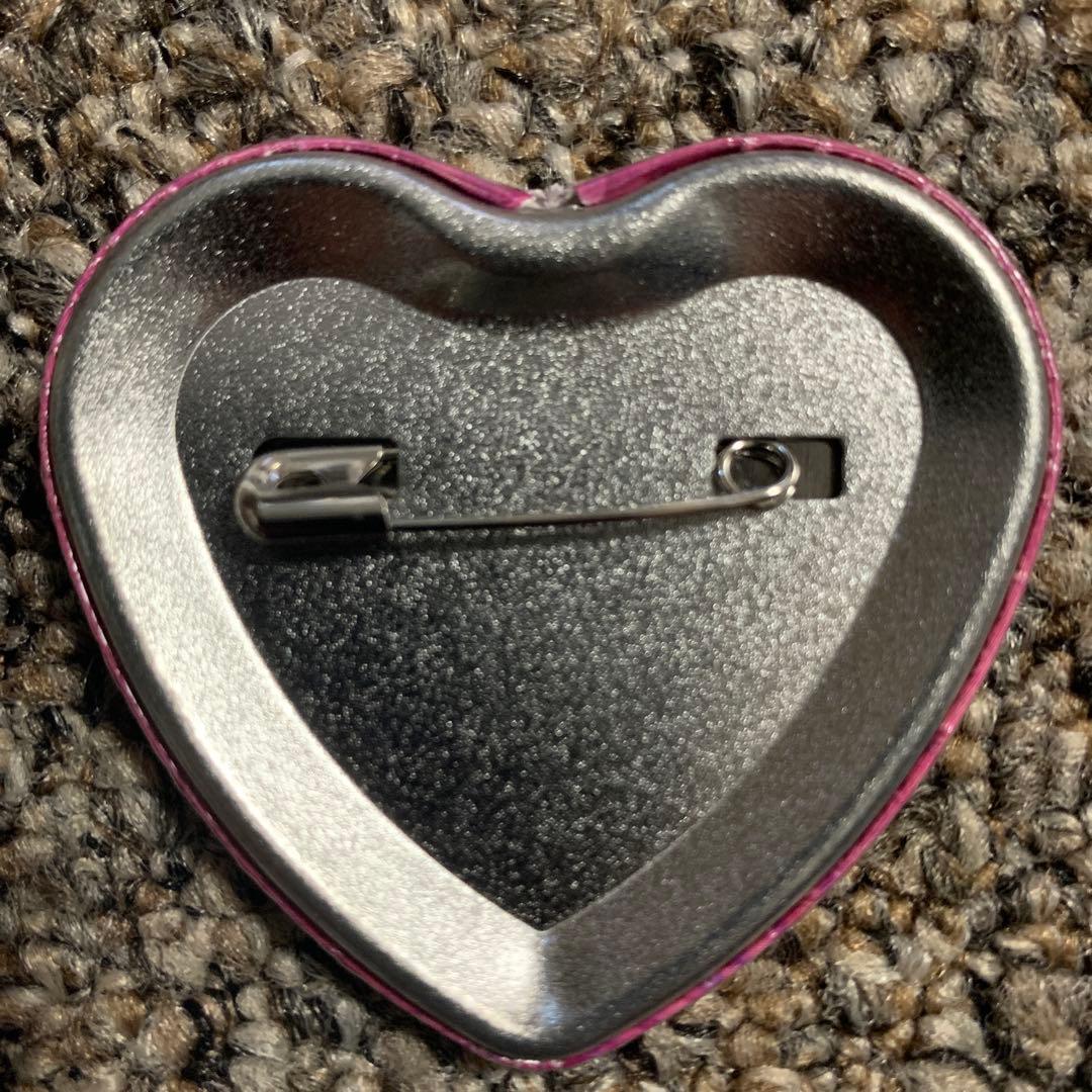 ダンガンロンパ ナンジャタウン テレ顔 照れ顔 ハート缶バッジ 田中眼