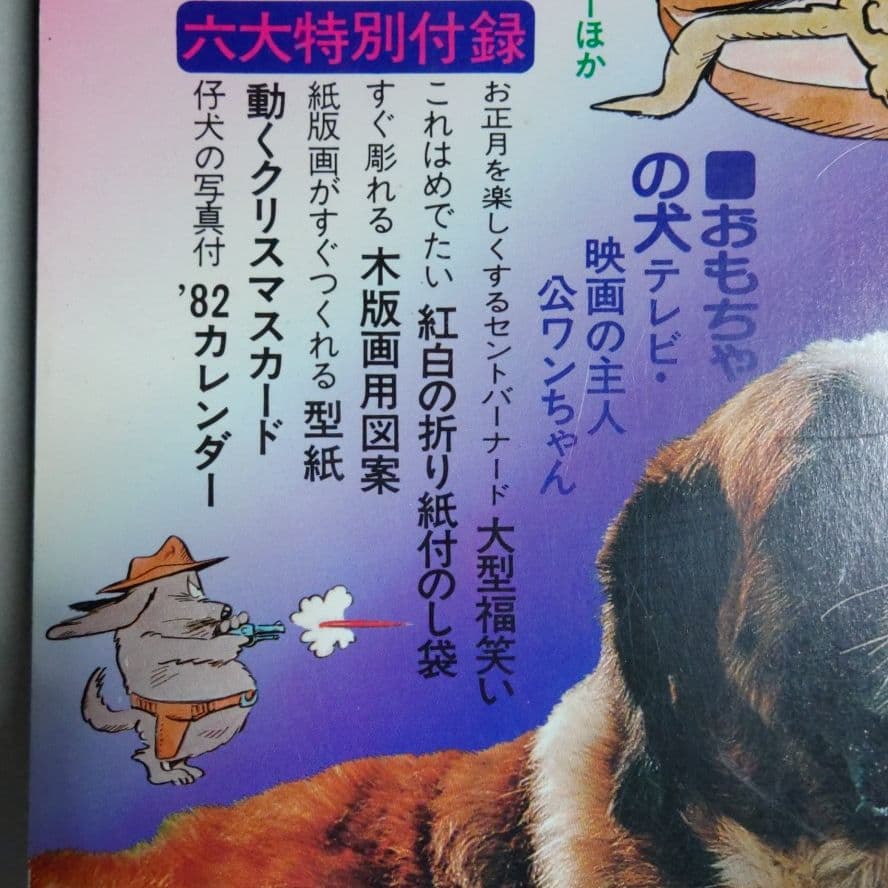 太陽'81 臨時増刊 特集決定版 犬歳年賀状図案1001集 希少昭和本