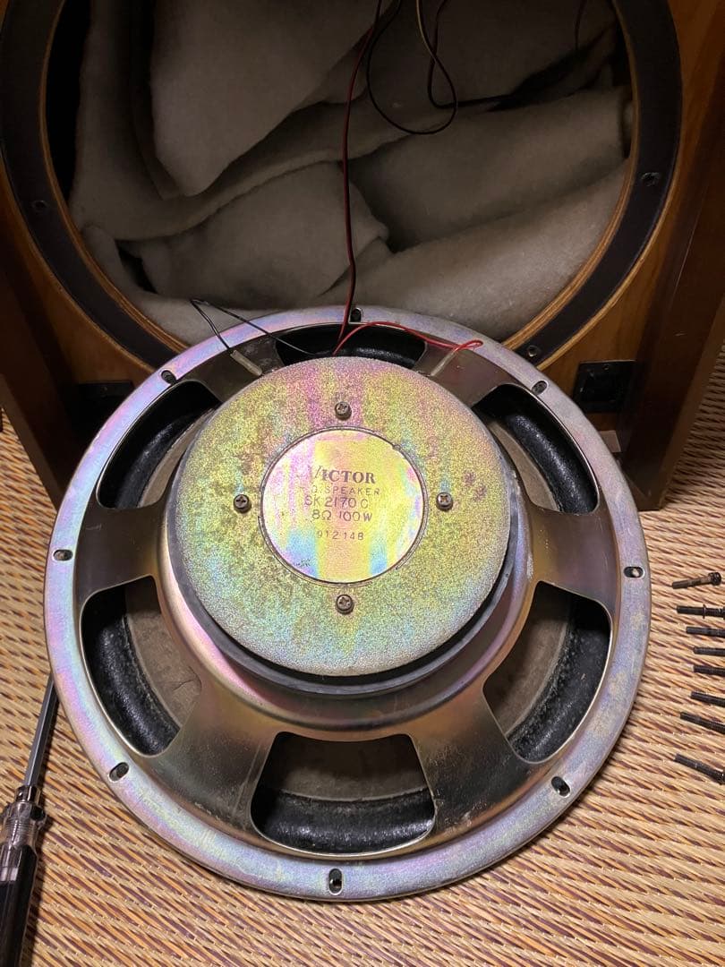 【iro】《完動品》 ビクターＢＬA- 405 4ウェイ4スピーカー①Ｒ側