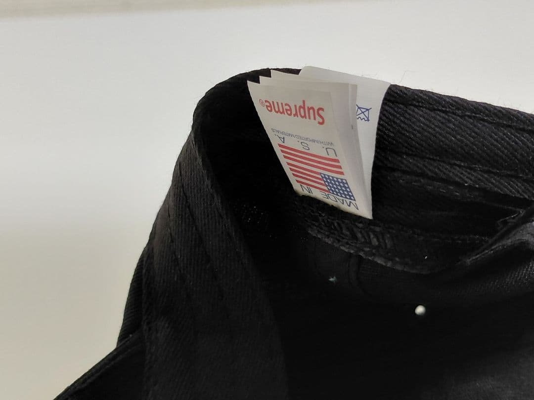 【極美品】 Supreme　S Logo　6-Panel　\"Black\"