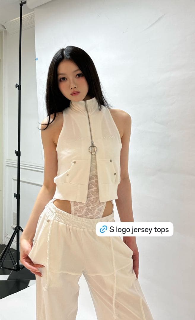 トップス S clip garter body THEREDTHREAD