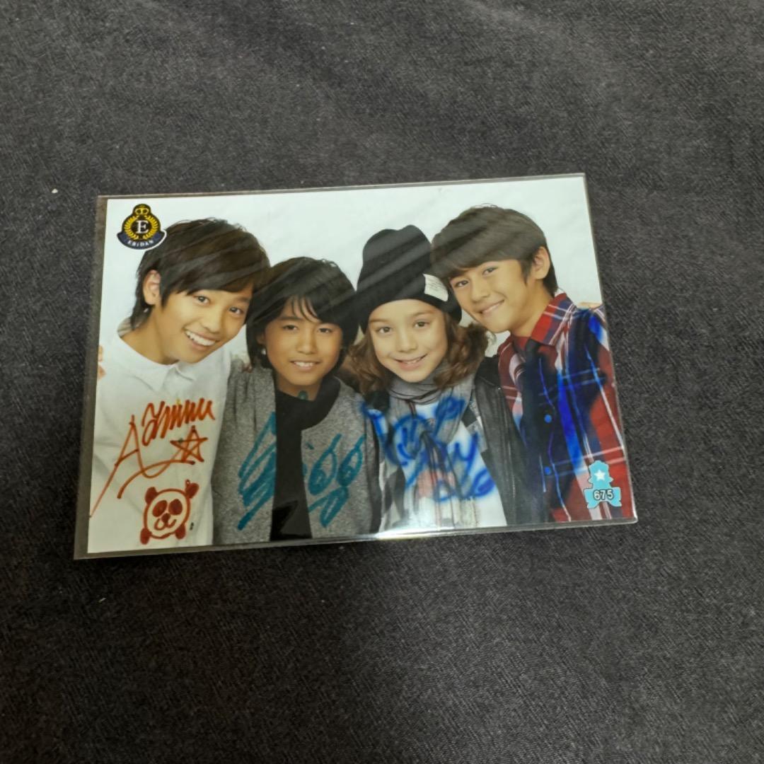 AMEZARI SMTR25 JJ traineea ジェイ 生写真 直筆サイン AMEZARI SMTR25 JJ traineea ジェイ 生写真 直筆サイン