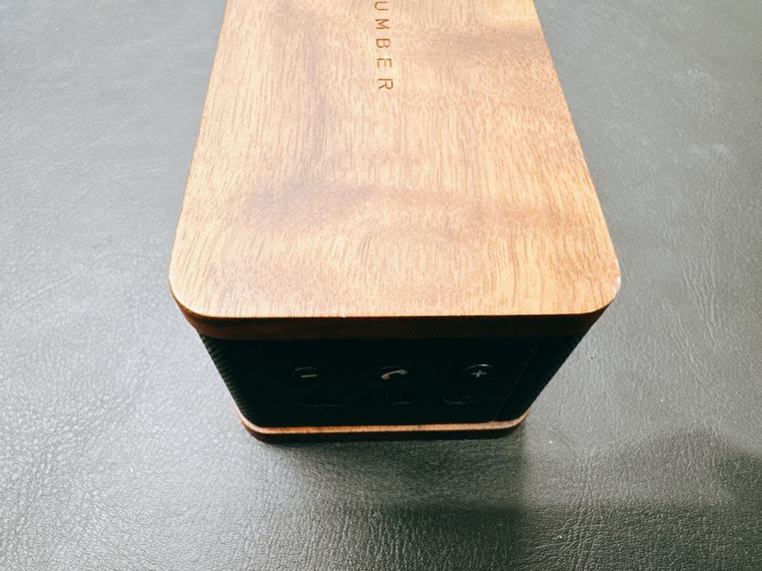 Hacoa ポータブルスピーカー ウォルナット - メルカリ