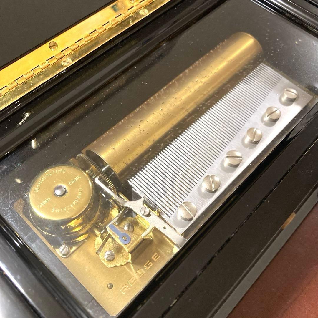 REUGE スイスオルゴール カノン 72弁 ローズ 共鳴箱 オルゴール療法