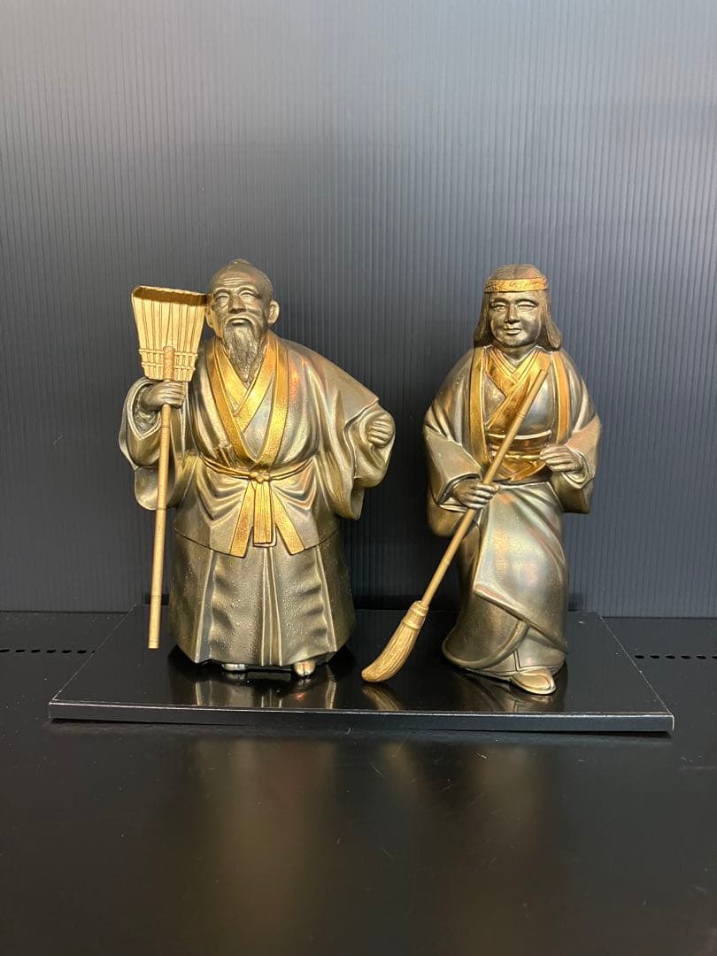 瑞穂作 高砂置物 夫婦円満 年代物 - メルカリ