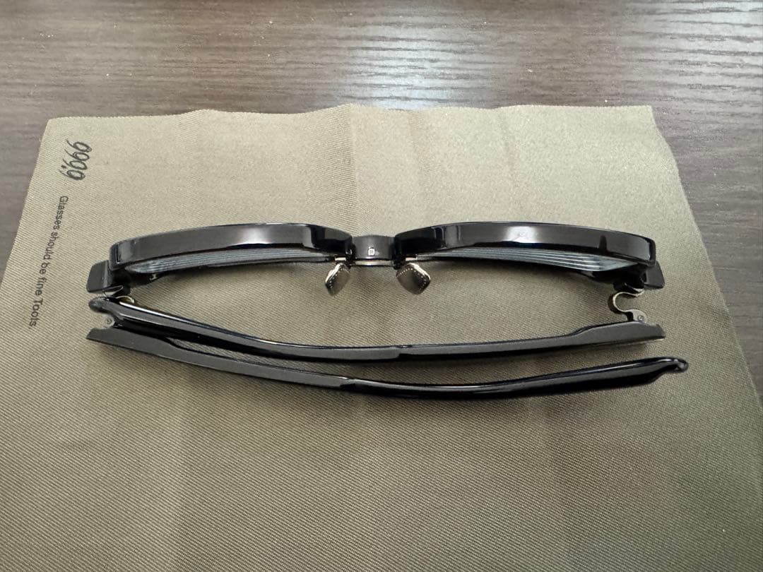 新品☆999.9 NP-01H ハイエンド ブラック フォーナインズ メガネ