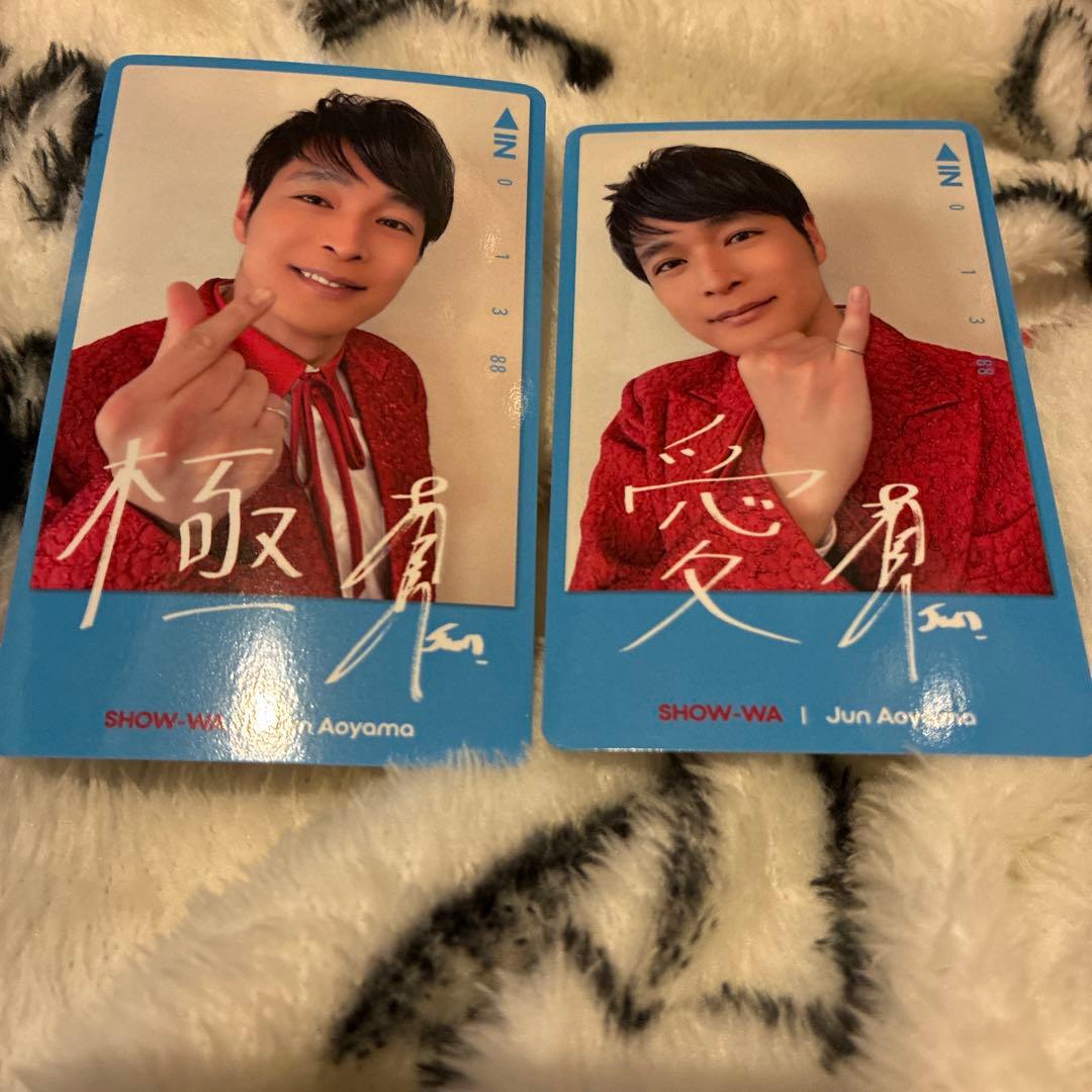 SHOW-WA 青山隼 トレカ2枚セット - メルカリ