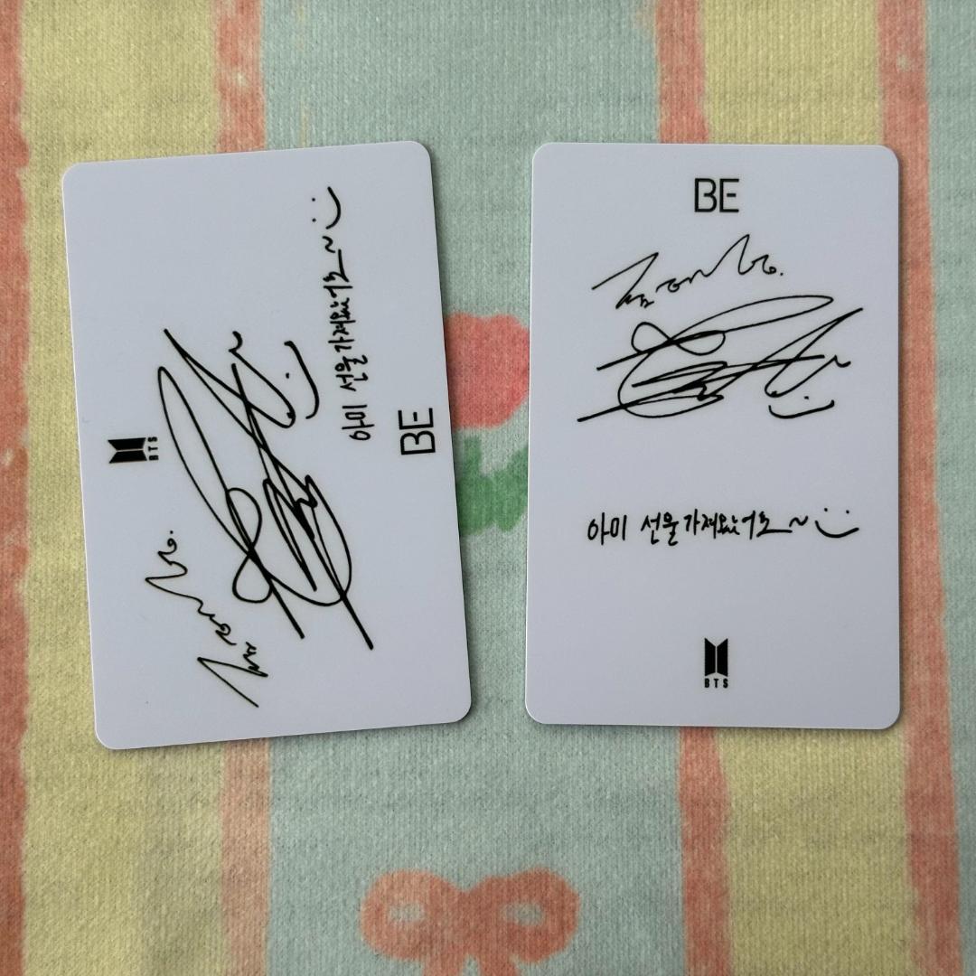 BTS ラキドロ BE 未公開 トレカギ テヒョン2枚 - メルカリ