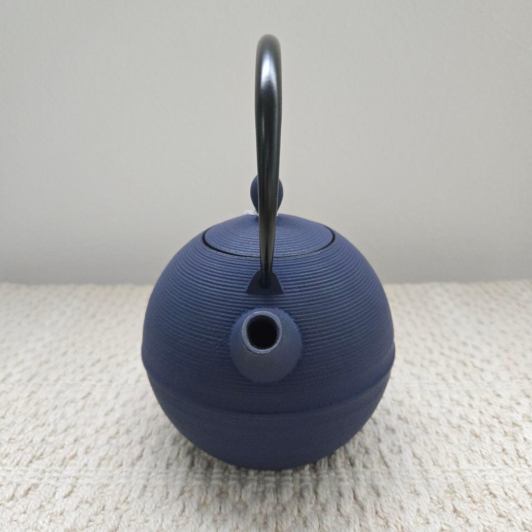 藍花 Aika 盛岡南部鉄器 鉄瓶 日の丸 紫紺 日本製