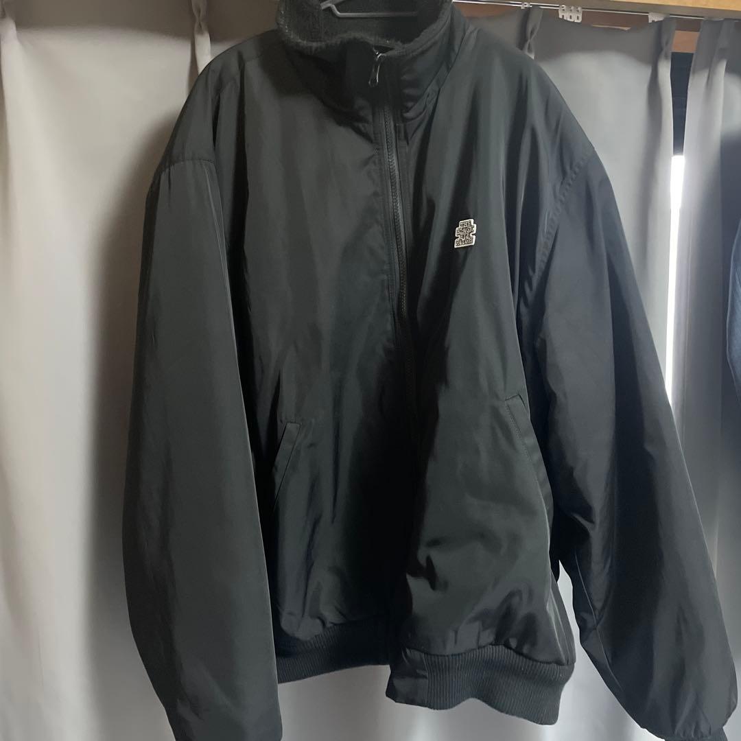 THE BLACK EYE PATCH ナイロンボアジャケット 黒 原宿店購入の通販はau