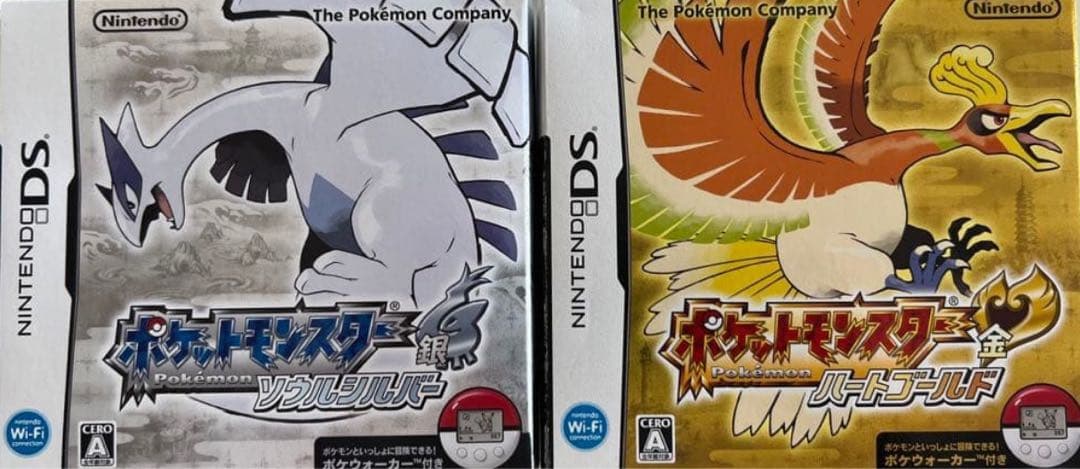 レア品】ポケモン ハートゴールド ソウルシルバー（ポケウォーカー付き