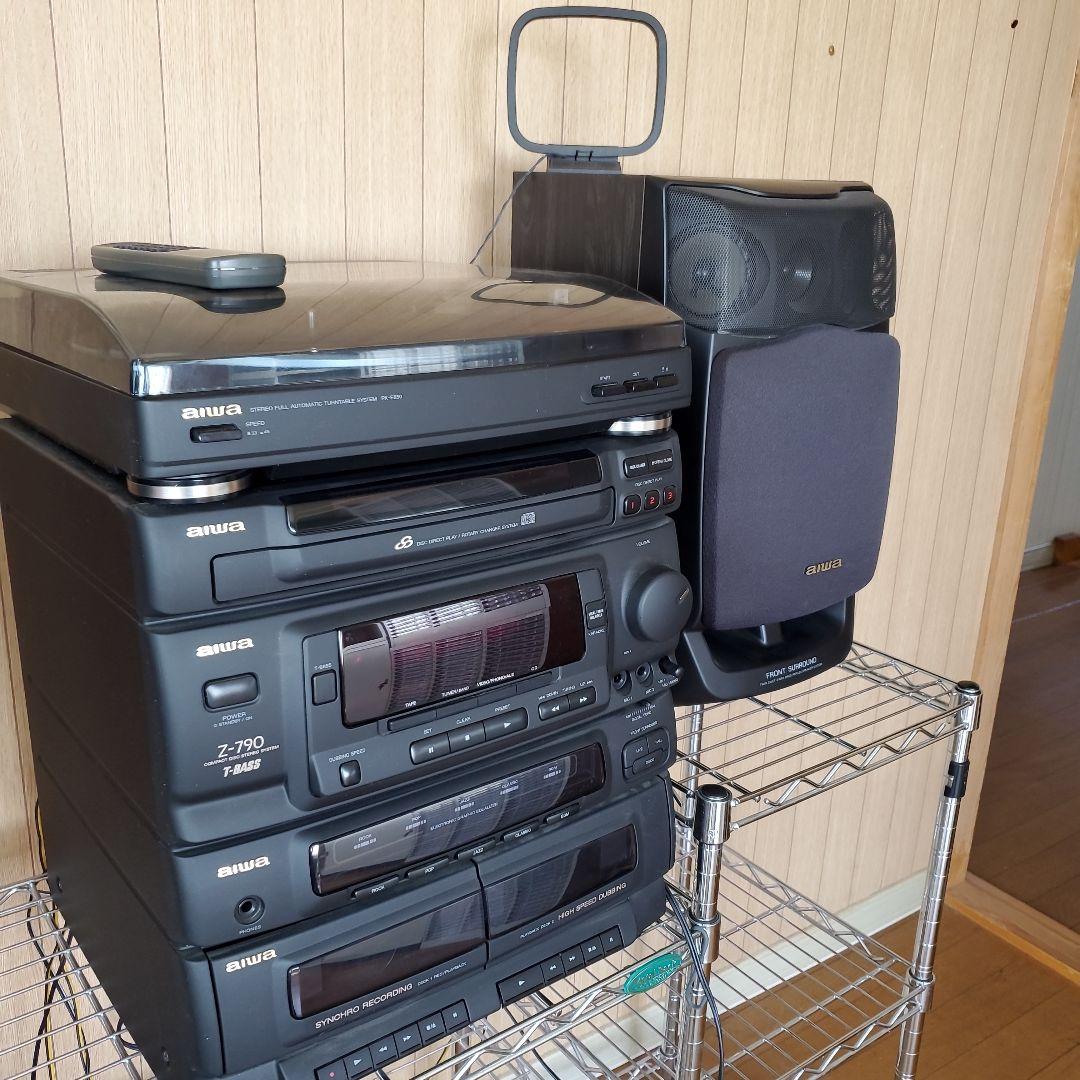 AIWAコンポCX-Z790 ステレオレコードプレーヤーPX-E850 レトロ - メルカリ