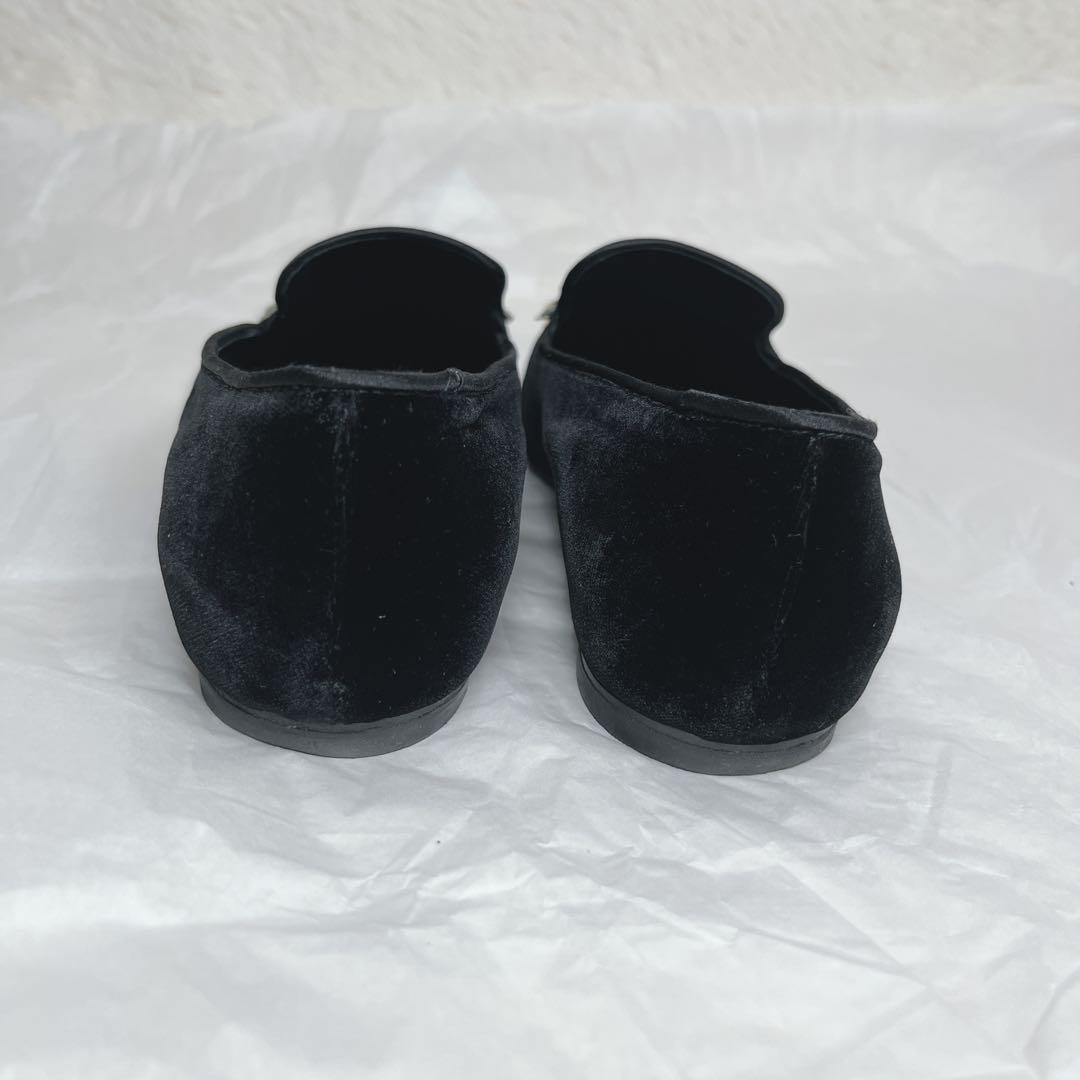 美品✨ロジェヴィヴィエ　ベルベットフラットシューズ　モチーフ　23〜23.5cm