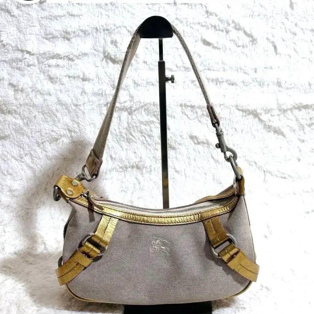 バーバリーブルーレーベル ワンショルダーバッグ ホースロゴ y2k