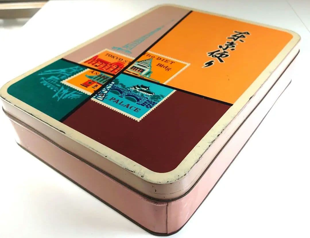 希少 江戸一本舗 東京便り 空き箱 昭和レトロ - メルカリ