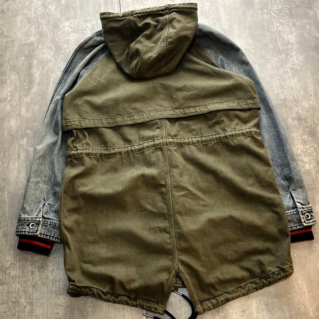 00s archive DIESEL DIESELdenim Mods Coat GrungeJacket けんさん様