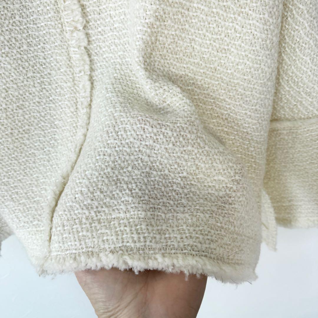 IENA 新品タグ付 定価2.8万円／ツイードボックスプルオーバー