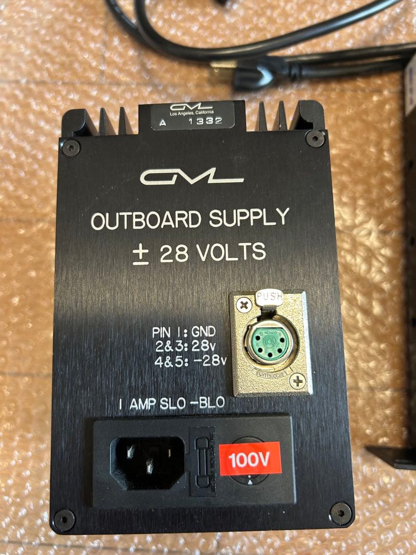 レア】GML OUTBOARD SUPPLY±28 VOLTS4chプリアンプ - メルカリ