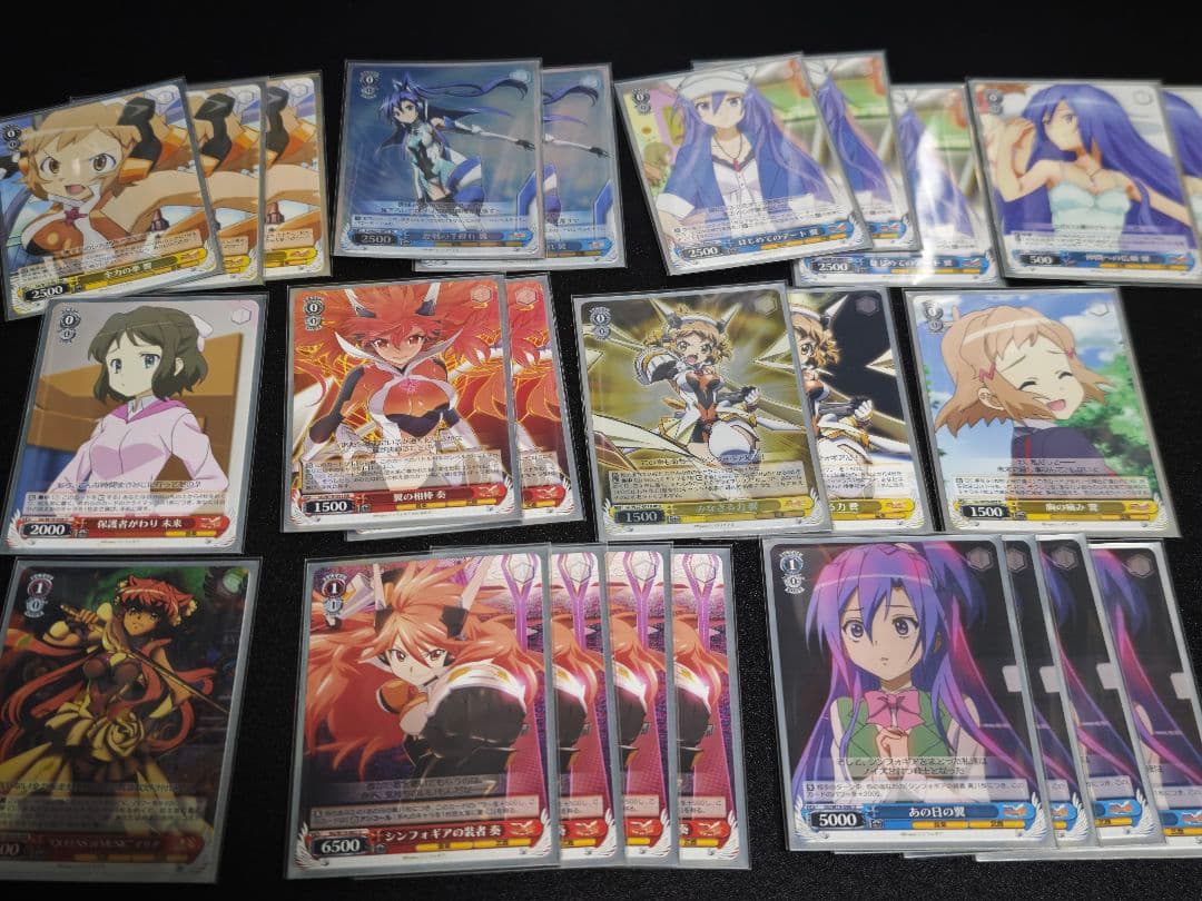 ヴァイスシュヴァルツ　まとめ売り　 シンフォギアデッキ　その他SP RRR SR WS ヴァイスシュヴァルツ 戦姫絶唱シンフォギア デッキ - メルカリ