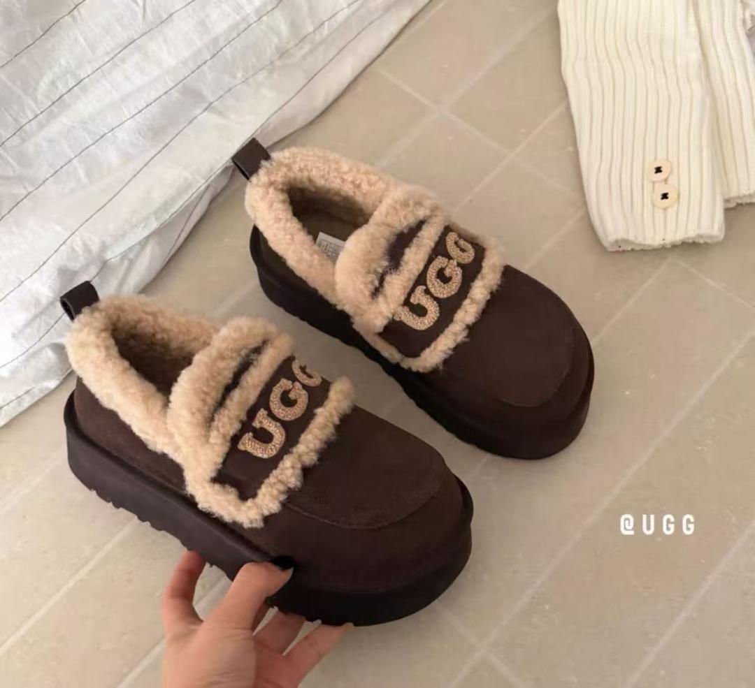 mii　 ムートンブーツ　 厚底 23cm miniministore（ミニミニストア） ブーツ 厚底ムートンブーツ 裏起毛