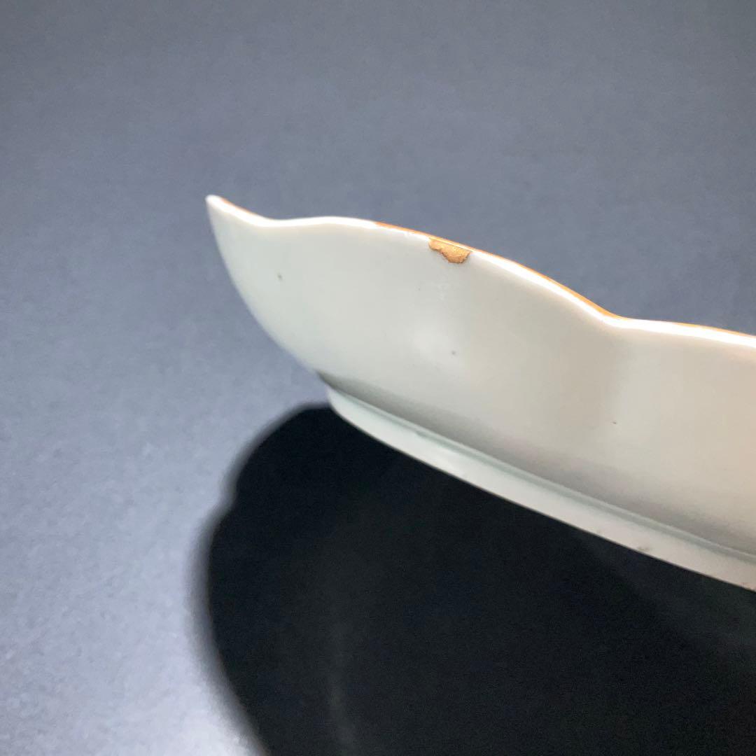 伊万里金襴手馬図変形皿 江戸 古伊万里 金直し R0917w2ダH - メルカリ