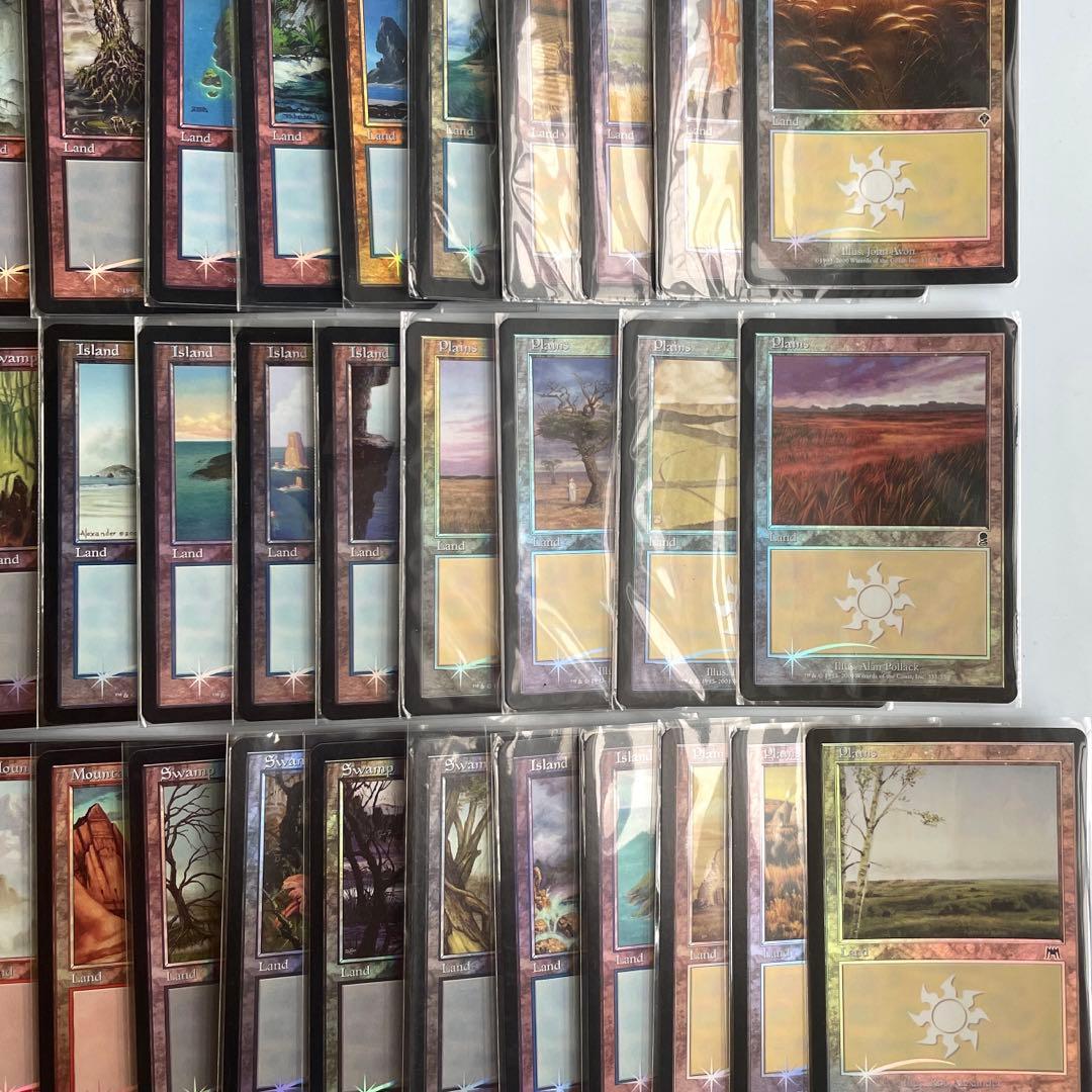 MTG 旧枠 英語 FOIL 基本土地 基本地形 セミコンプ まとめ売り 希少