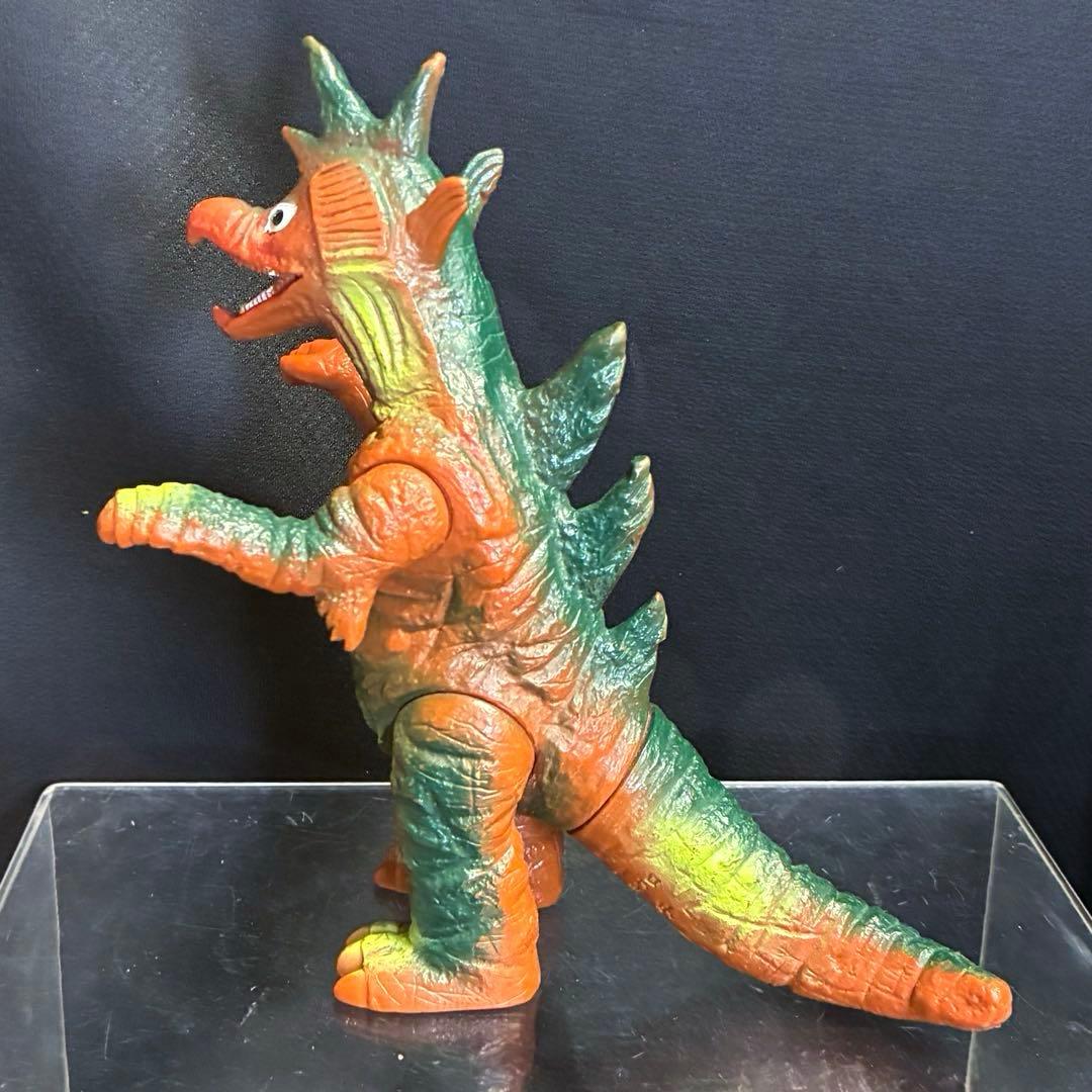 当時物】□ ムルチ ソフビ /ポピー キングザウルス 足型 / 帰マン怪獣