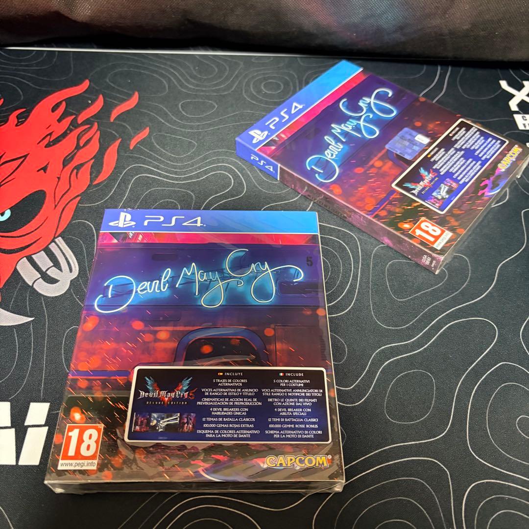 PS4 デビルメイクライ 5 デラックス エディション スチールブック