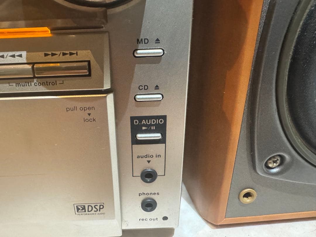 KENWOOD ミニコンポ CD MDカセット ラジオ プレーヤー KENWOOD