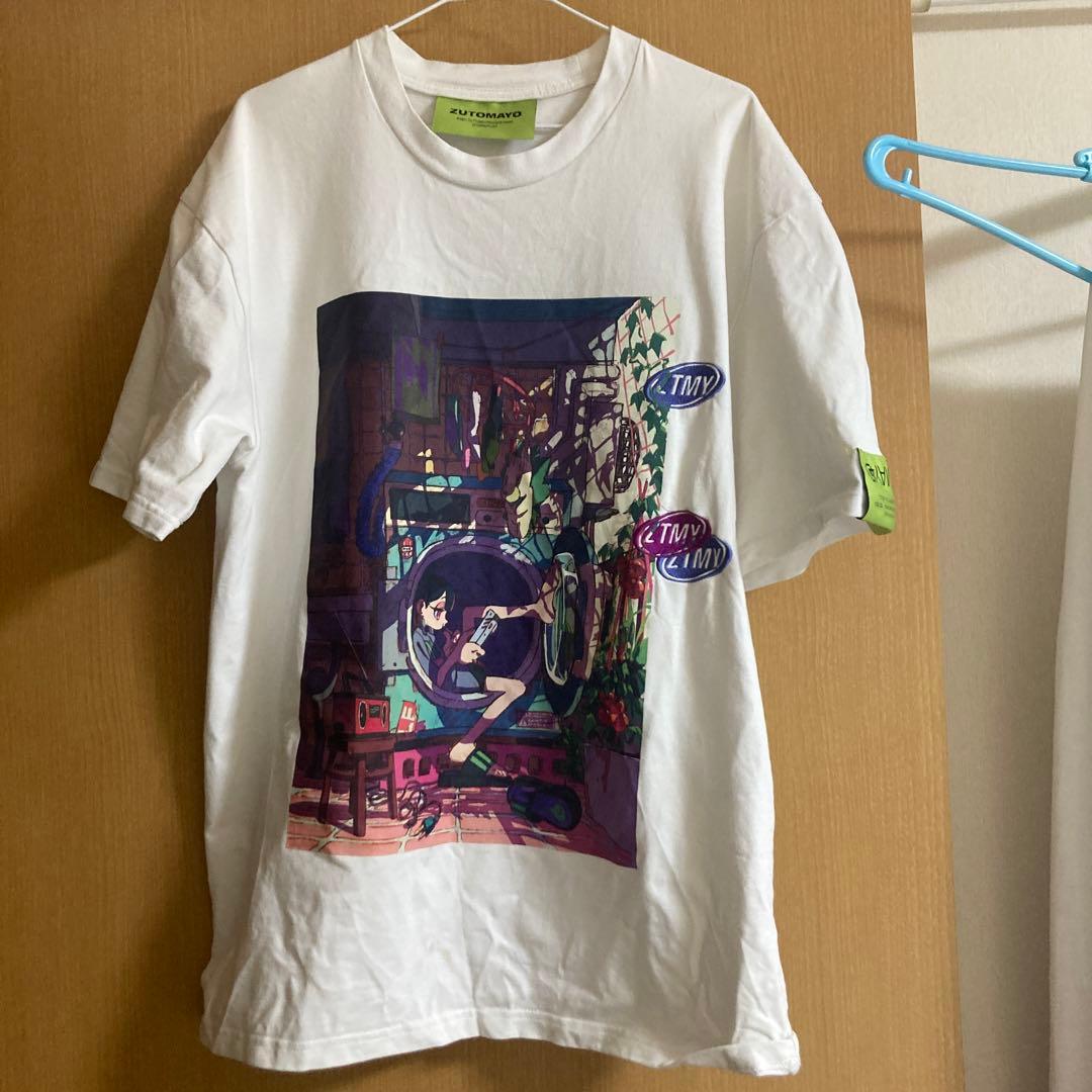 ずとまよTシャツ ニラちゃんTシャツ XLサイズ白ホワイト - メルカリ