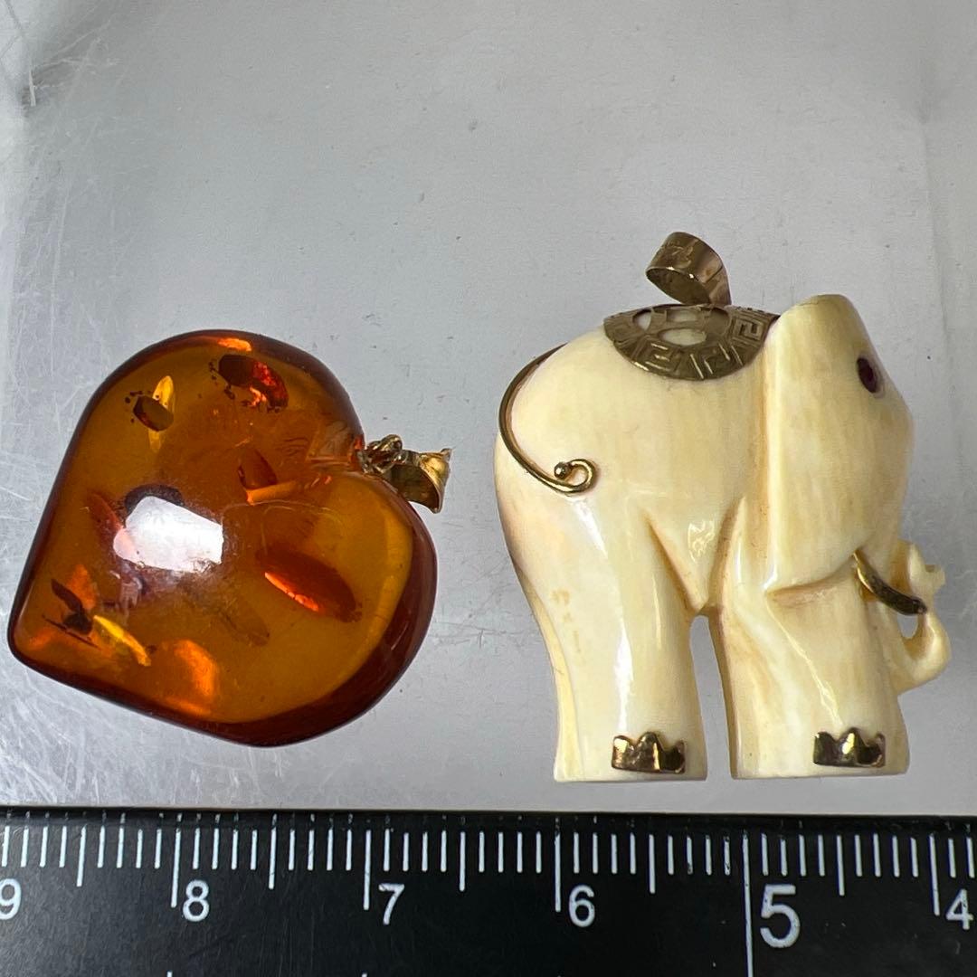 K18 585 K14刻印ネックレストップ2点 8.6g 東さ8-0131☆2F - メルカリ