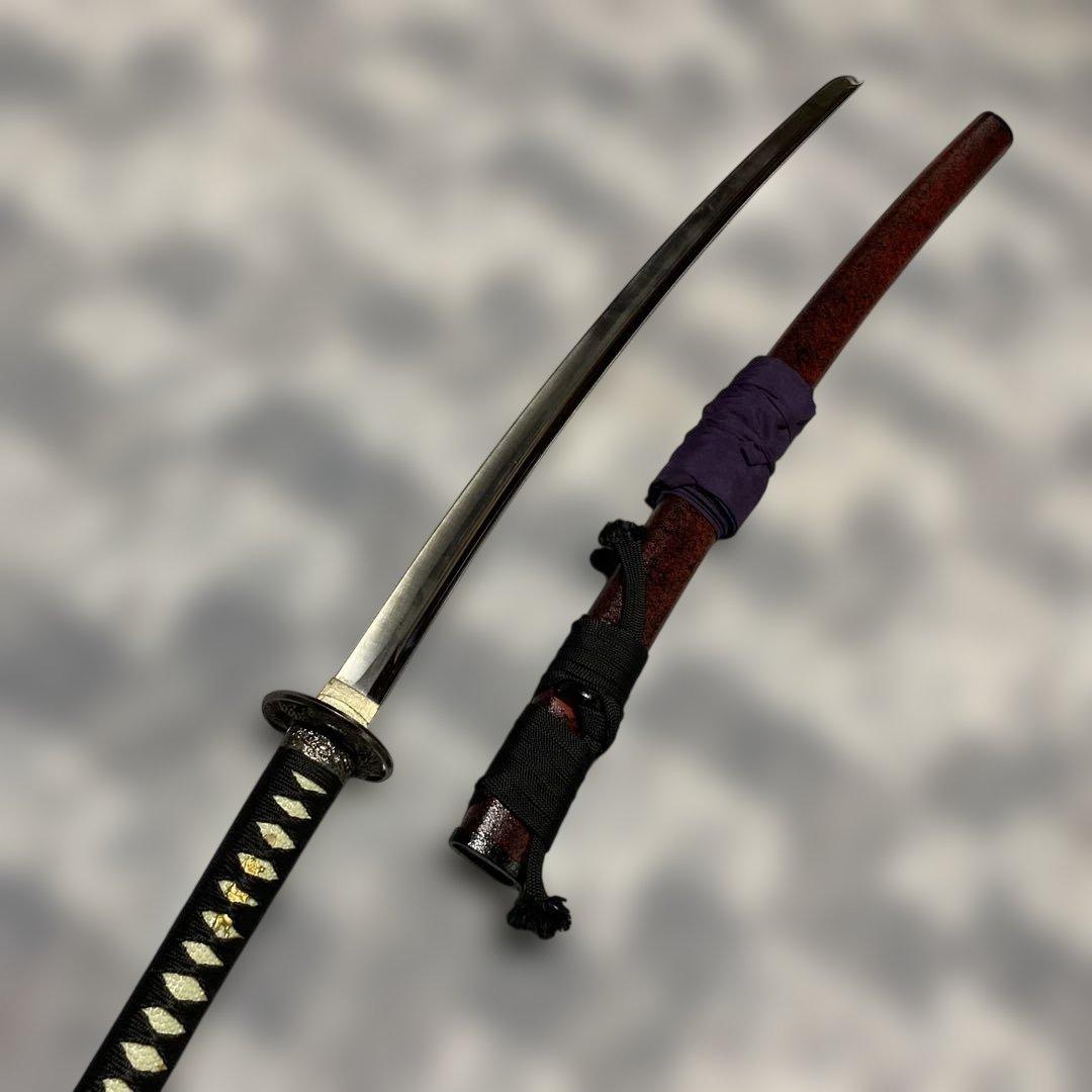 豪華模造刀(刀袋付) 坂本龍馬拵え 黒柄 龍彫透し丸鍔 - メルカリ